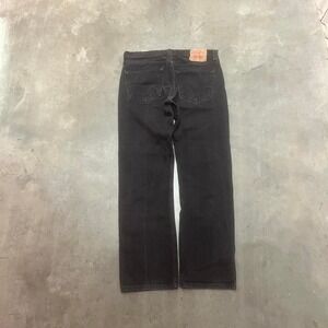 Levi's‎ 501xx men's black faded jeans straight leg skate outdoors 34